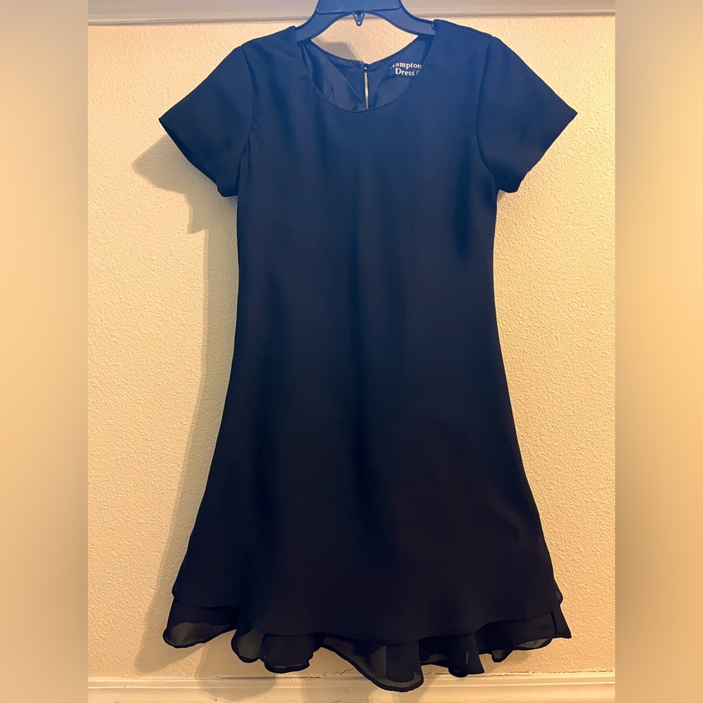 Mini black party dress
